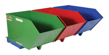 TRIPLE BIN RECYCLING HOPPER 2K LB CAP - Model ENVIR-BIN